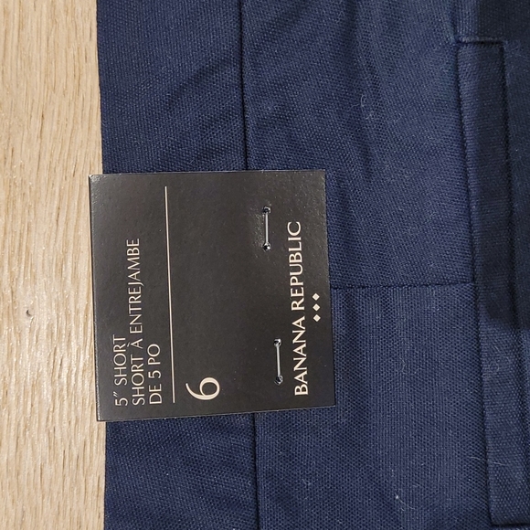 NWT Banana Republic Dark Navy Scalloped Shorts - Picture 8 of 8